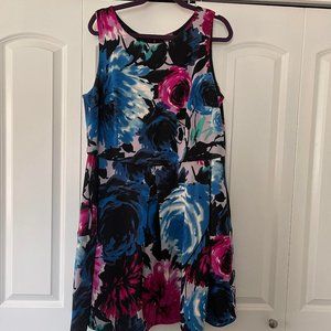 Scuba Floral Dress